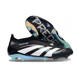 adidas Predator 25 Elite Senza Lacci FG Nero Bianco Blu