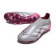 adidas Predator 25 Elite Senza Lacci FG Grigio Bianco Rosa