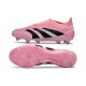 adidas Predator 25 Elite Senza Lacci FG Rosa Nero