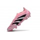 adidas Predator 25 Elite Senza Lacci FG Rosa Nero