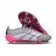 adidas Predator 2025 Elite FG Grigio Rosa Bianco