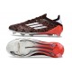 Scarpa Calcio Adidas F50 Elite Fg Uomo Leopardo Argento Rosso