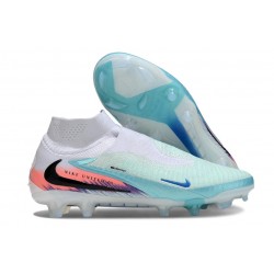 Scarpe Nike Phantom 6 Elite High Cut FG Blu Bianco Nero