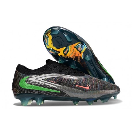 Scarpe da Calcio Nike Phantom 6 Elite Low FG X EAFC Nero Cremisi Vivace
