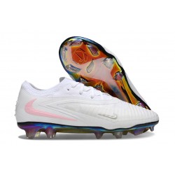 Scarpe da Calcio Nike Phantom 6 Elite Low FG Bianco Rosa