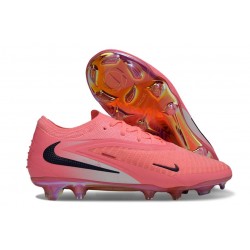Scarpe da Calcio Nike Phantom 6 Elite Low FG Rosa Nero