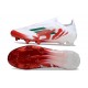 adidas F50 Elite Senza Lacci FG Bianco Rosso Verde