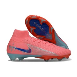 Scarpe da Calcio Nike Mercurial Superfly X Elite FG Rosa Blu