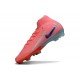 Scarpe da Calcio Nike Mercurial Superfly X Elite FG Rosa Blu