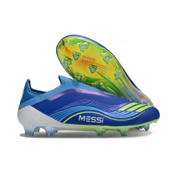 adidas F50 Elite Senza Lacci FG Team Blu Royal Giallo Solare Semi Blu Burst
