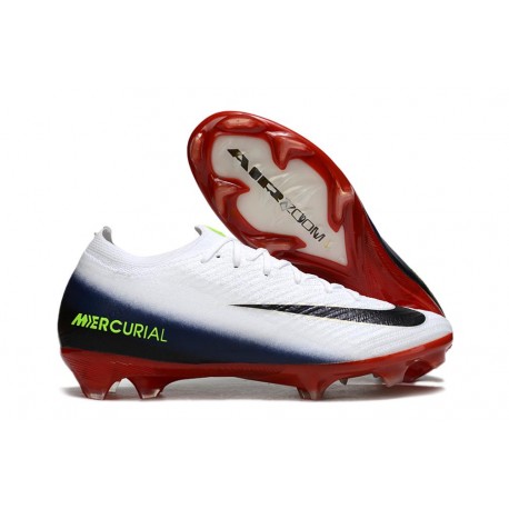 Scarpe da Calcio Nike Mercurial Vapor XVI Elite FG Bianco Nero Rosso