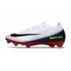 Scarpe da Calcio Nike Mercurial Vapor XVI Elite FG Bianco Nero Rosso