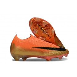 Scarpe da Calcio Nike Mercurial Vapor XVI Elite FG Arancione Nero Oro