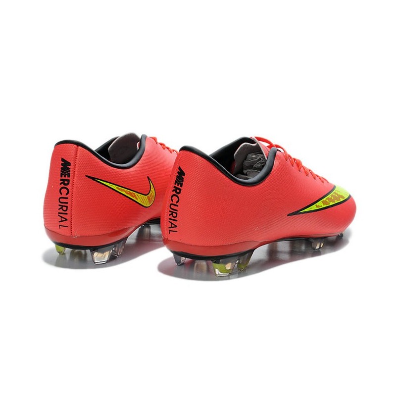 Scarpa da Calcio Nike Mercurial Vapor X FG Uomo Rosso Oro Scarpa da Calcio Uomo Nike Mercurial Vapor X FG Uomo Calcio Rosso Oro ce7112