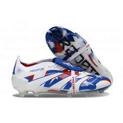 adidas Predator Elite Tongue FG Bianco Blu Rosso