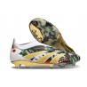 adidas Predator 25 Elite Senza Lacci FG Bianco Verde Nero Oro 