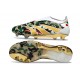 adidas Predator 25 Elite Senza Lacci FG Bianco Verde Nero Oro 