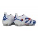 adidas Predator 25 Elite Senza Lacci FG Bianco Blu Rosso