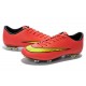 Scarpa da Calcio Nike Mercurial Vapor X FG Uomo Rosso Oro