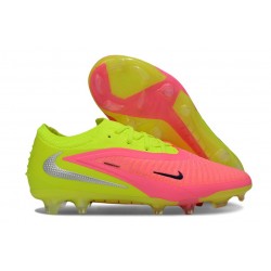 Scarpe da Calcio Nike Phantom 6 Elite Low FG Rosa Limelight