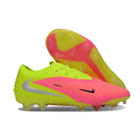 Scarpe da Calcio Nike Phantom 6 Elite Low FG Rosa Limelight