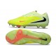 Scarpe da Calcio Nike Phantom 6 Elite Low FG Volt Nero