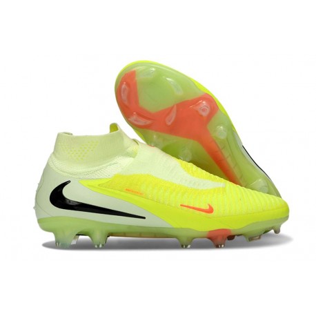 Scarpe Nike Phantom 6 Elite High Cut FG Giallo Verde