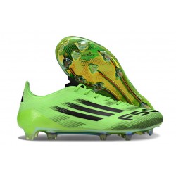 Scarpa Calcio Adidas F50 Elite Fg Uomo Verde Nero
