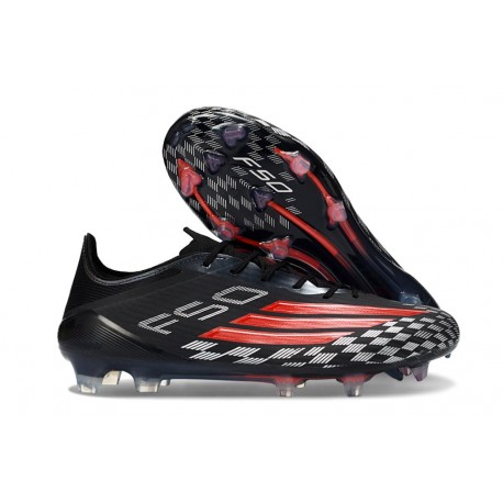 Scarpa Calcio Adidas F50 Elite Fg Uomo Nero Rosso