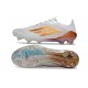 Scarpa Calcio Adidas F50 Elite Fg Uomo Bianco Oro