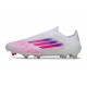 adidas F50 Elite Senza Lacci FG Bianco Rosa