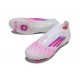 adidas F50 Elite Senza Lacci FG Bianco Rosa