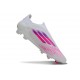 adidas F50 Elite Senza Lacci FG Bianco Rosa