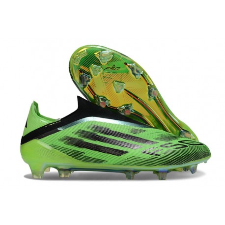 adidas F50 Elite Senza Lacci FG Verde Nero