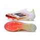 adidas F50 Elite Senza Lacci FG Bianco Nero Giallo