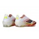 adidas F50 Elite Senza Lacci FG Bianco Nero Giallo
