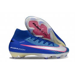 Scarpe da Calcio Nike Mercurial Superfly X Elite FG Blu Racer Bianco