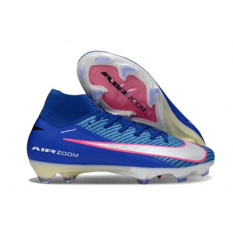 Scarpe da Calcio Nike Mercurial Superfly X Elite FG Blu Racer Bianco