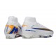 Scarpe da Calcio Nike Mercurial Superfly X Elite FG Bianco Oro Blu