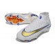 Scarpe da Calcio Nike Mercurial Superfly X Elite FG Bianco Oro Blu