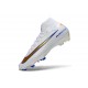 Scarpe da Calcio Nike Mercurial Superfly X Elite FG Bianco Oro Blu