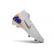 Scarpe da Calcio Nike Mercurial Superfly X Elite FG Bianco Oro Blu