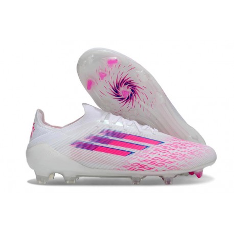 Adidas F50 Sparkfusion Elite Fg Ftwr Bianco Lucid Rosa