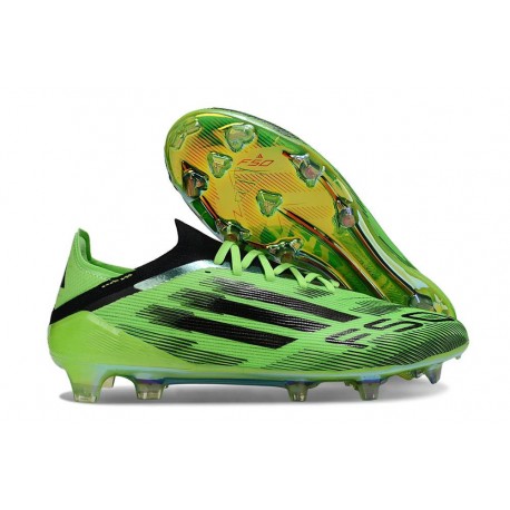 Scarpa Calcio Adidas F50 Elite Fg Uomo Verde Nero