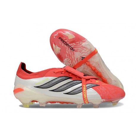 Scarpe da Calcio adidas Predator 26 Elite FT FG Rosso Bianco Nero