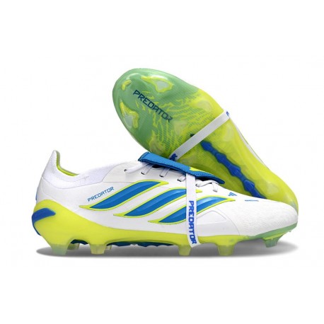 Scarpe da Calcio adidas Predator 26 Elite FT FG Bianco Blu Giallo