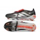 adidas Predator 26 Elite FT FG Ferro Metallizzato Zero Metallico Rosso Lucido