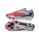 Scarpe da Calcio Nike Phantom 6 Elite Low FG Rosso Viola Nero