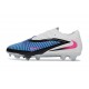 Scarpe da Calcio Nike Phantom 6 Elite Low FG Blu Racer Rosa Blast Bianco