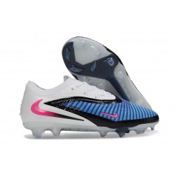 Scarpe da Calcio Nike Phantom 6 Elite Low FG Blu Racer Rosa Blast Bianco
